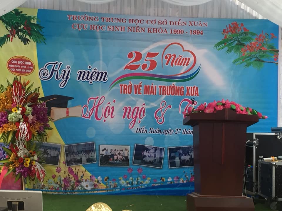 TIN HỘI KHÓA CỰU HỌC SINH THCS DIỄN XUÂN KHÓA 1990 - 1994